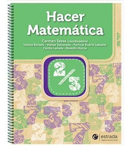Hacer Matematica 2/3 Es, De Vv. Aa.. Editorial Estrada, Tapa Blanda En Español, 2017