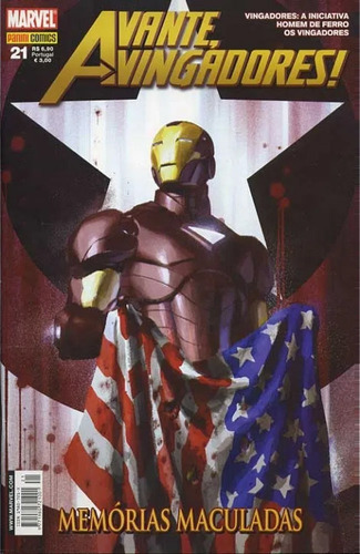 Imagem 1 de 1 de Avante Vingadores 21 Homem De Ferro Marvel Panini Iniciativa