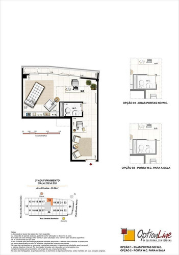 Sala À Venda No Bairro Jardim Botânico - Rio De Janeiro/rj - O-10521-19963