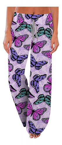 Pijama Z Pants Para Mujer, Cómodo E Informal, Estampado Flor