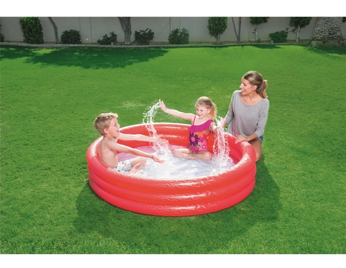 Imagen 5 de 6 de Pileta Inflable Bestway 51026 Redonda 3 Aros 282 Lt
