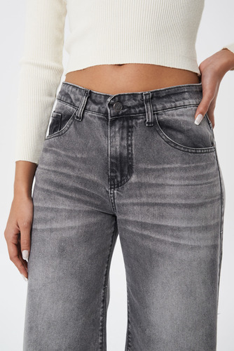 Wide Leg Mujer Striven Modelo Phoenix Tiro Alto Rigido