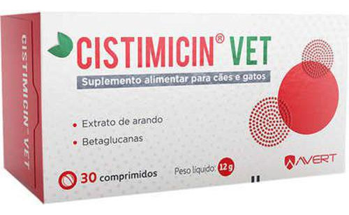 Suplemento Cistimicin Vet | Arando E Betaglucanas | 30 Caps