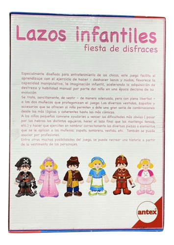 Juego De Mesa Lazos Infantiles - Vestimenta - Antex