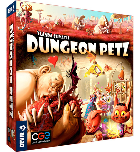 Dungeon Petz Jogo De Tabuleiro Devir Português Board Game