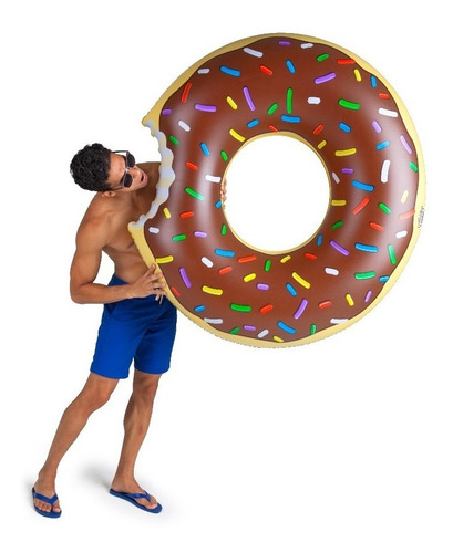Imagen 3 de 6 de Inflable De Alberca Dona De Chocolate Bigmouth Inc