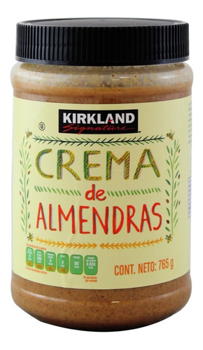 Imagen 1 de 3 de Crema De Almendras Kirkland Signature De 765gr