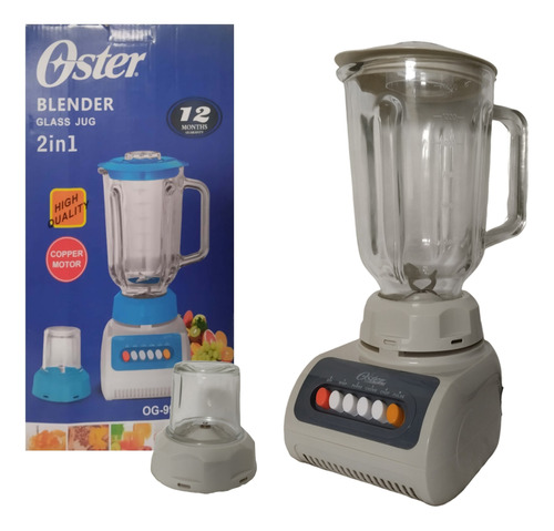 Licuadora Oster De 4 Velocidades 500w Vaso Vidrio + Picatodo