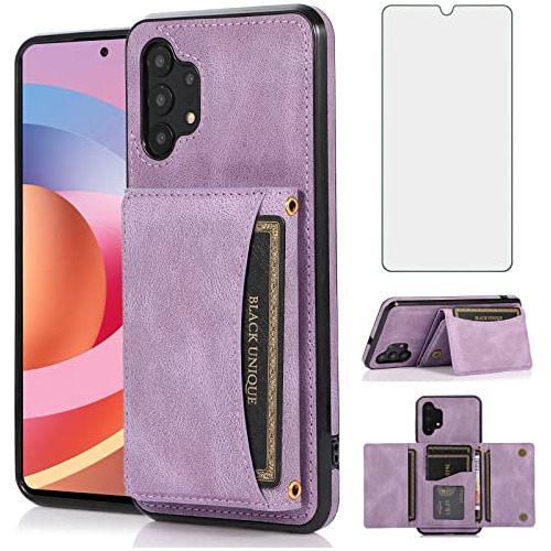 Funda Para Samsung Galaxy A32 5g 2021 Morado 6.5 Pulgada Wal