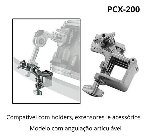 shiromani peaker’s tray peaker's hook Clamp Pearl Pcx-200 Para Racks Linha 500 Articulado | Parcelamento