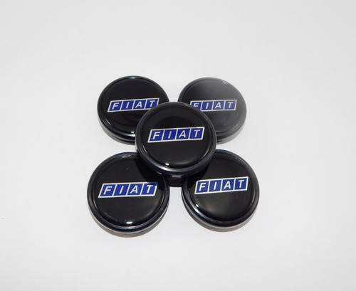 Imagem 1 de 5 de Kit 5 Pçs Calota Roda Fiat Tempra Turbo Uno Turbo Marea Hlx
