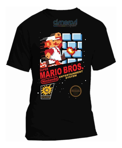 Playera Mario Bros Portada Todas Las Tallas