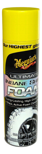 Branqueador de pneus Meguiars Insane Shine Foam G210419, cor preta