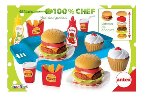 Comiditas Set De Hamburguesas Encastre Antex Mundo Manias