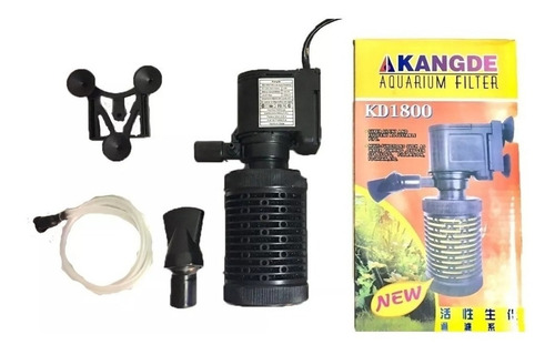 Imagen 5 de 7 de Filtro Peceras Interno Kd 1800 1000l/h Silensioco Potente