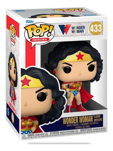 Funko Ww 80th Anniversary Wonder Woman Classic With Cape 433