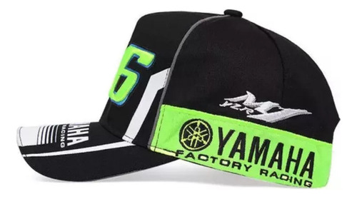 K Gorra Yamaha Racing Ajustable, Resistente Al Viento Y Al