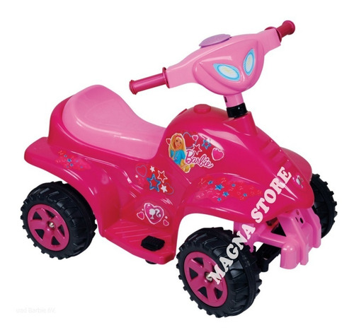 Mini Quad Barbie 6v Infantil Electrico Biemme 3 A 6 Años