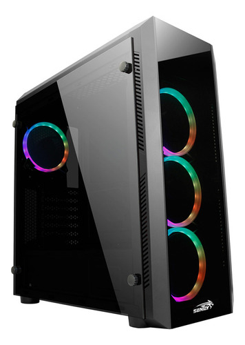 Gabinete Gamer Sentey Gaming Z20 Mid Tower Led Rgb Rainbow