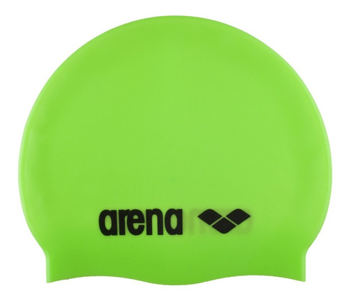 Gorra De Entrenamiento Arena Classic Silicone Color Verde lima Diseño de la tela Liso Talla UNI