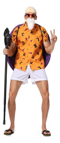 Disfraz Cosplay De Master Roshi De Dragon Ball Para Adultos
