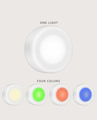 Lampara Táctil Mini Con 4 Colores
