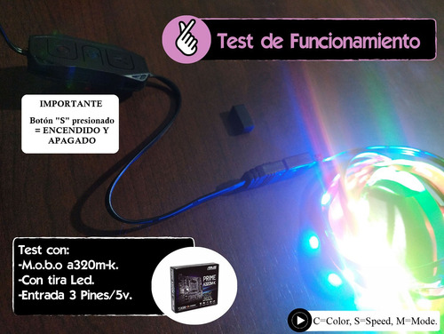 Argb Controlador Externo Para Hub 3pin/5v