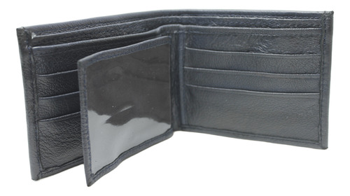 Billetera Cartera Piel Res Genuina Bifold Alta Fortuna
