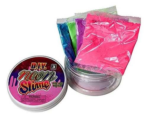 Kicko Hacer Su Propio Kit De Juguetes De Neon Slime X4xby