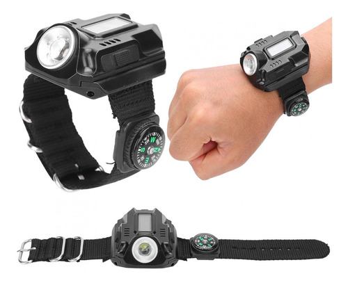 Reloj Linterna Ajustable Multifuncional Correr Luz Fi