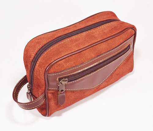 Necessaire Dopp Confeccionado Cuero Grabado Oferta Art.174