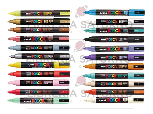 Marcadores Pintura Posca Pc-5m Pta Redonda 2,5mm X 10 Unidad