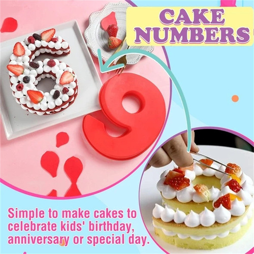 Alta Calidad Moldes Para Tartas Con Números De Cumpleaños