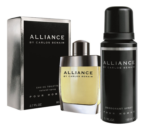 Perfume Hombre Alliance By Carlos Benaim 80ml + Desodorante