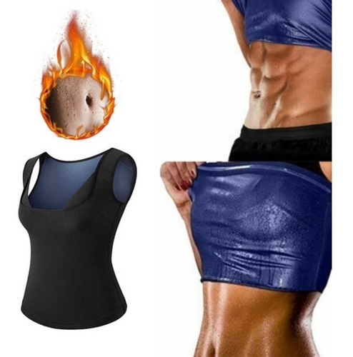 Camiseta Polera Neopreno Quema Grasa Termoactiva Mujer 22 Camiseta Polera Neopreno Quema Grasa Termoactiva Mujer 22