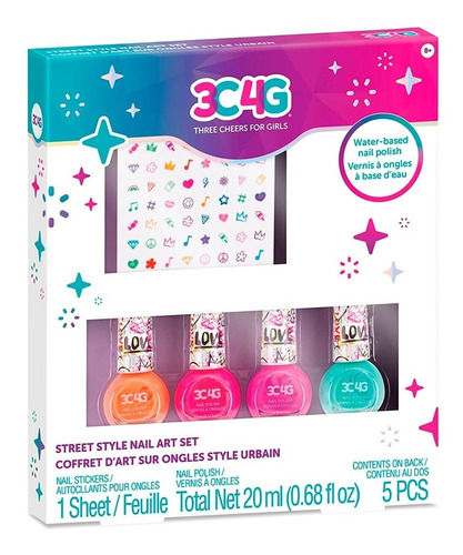 Esmalte De Uñas C/stickers - Maquillaje Make It Real - Vaj