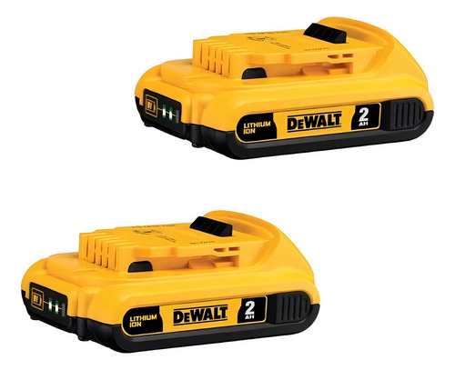 Llave de impacto Dewalt DCF922d2 Bivolt, 2 batas, 2 Ah, 1/2 V como máximo, color amarillo y negro