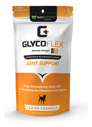 Glyco Flex Iii, 60 Trozos Masticables