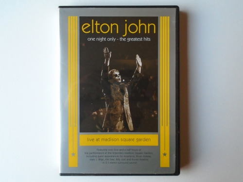 Elton John - One Night Only The Greatest Hits Live Dvd Reg.1