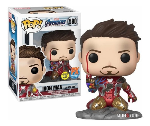 Funko Pop Marvel Avengers Endgame Im Iron Man #580 Glow