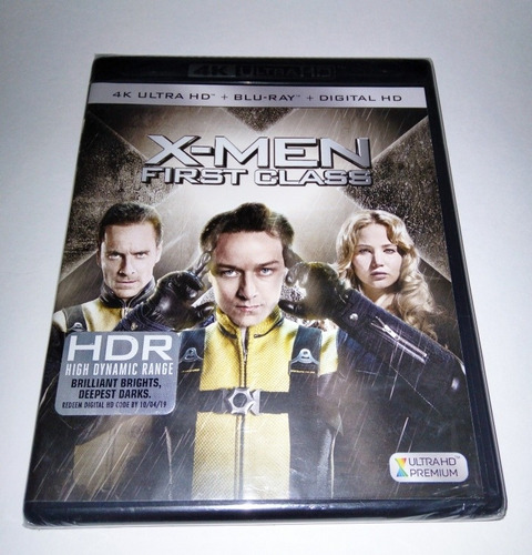 X-men First Class (2011) - 4k Ultra Hd + Blu-ray Importado 