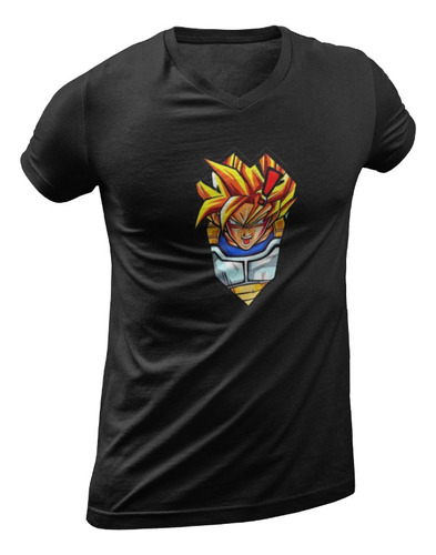 Playera De Vegeta Pelo Rubio Dragon Ball Z