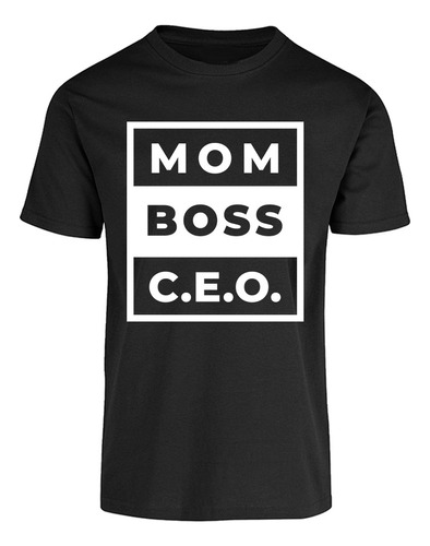 Playera Oversized Mujer- Día De Las Madres- Boss-mom-ceo