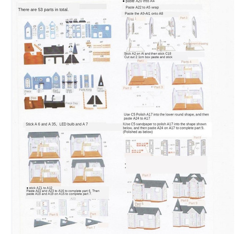 Nuevo De Con Muebles, Casa 3d De Ensamblaje De