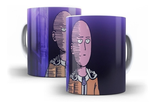 Taza One Punch Man Saitama Anime Manga Comic Ceramica