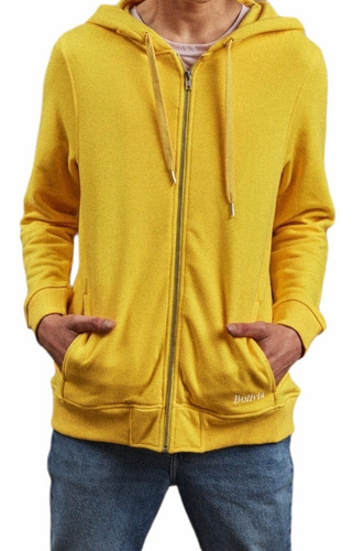 Campera Canguro Bolivia Hombre Kenji Algodón Varios Colores