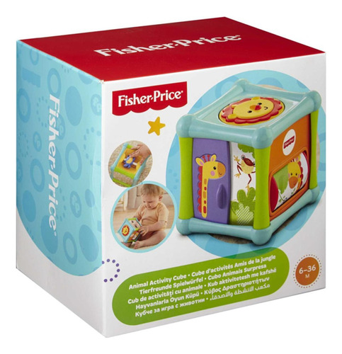 Didactico Fisher Price Cubo Animalitos Sorpresa Bfh80