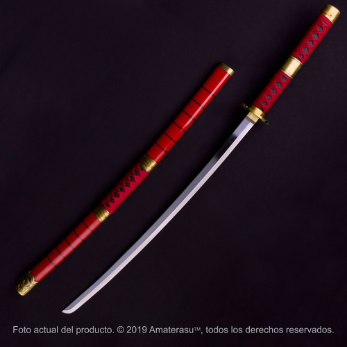 Imagen 2 de 9 de Espada Katana Roronoa Zoro Sandai One Piece Colección