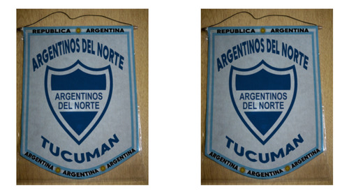 Banderin Mediano 27cm Argentinos Del Norte Tucuman
