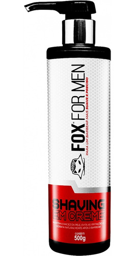 Shaving Shave Shavim Refrescante Com Creme Incolor 500g Fox